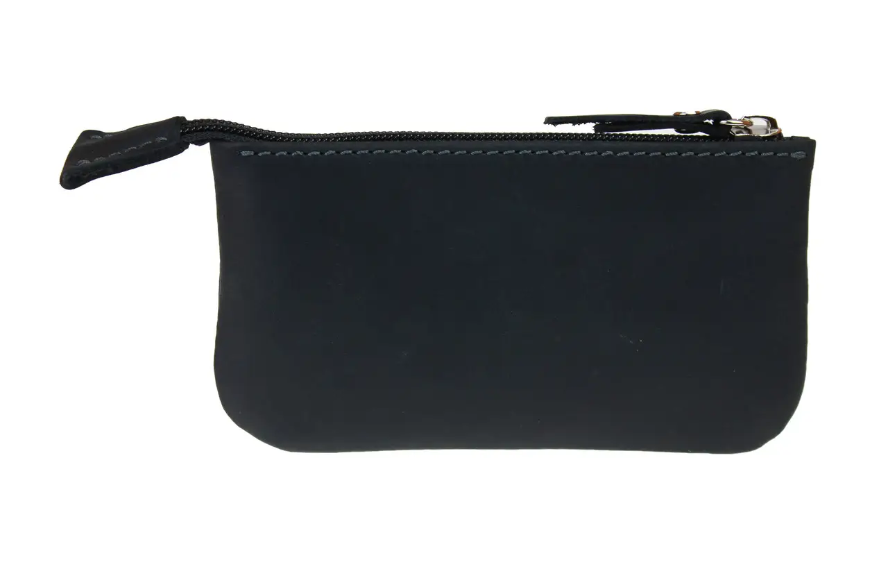 Ключница кожаная Freeskin Тип 1 14x7x1 см Черный (81201) - фото 2