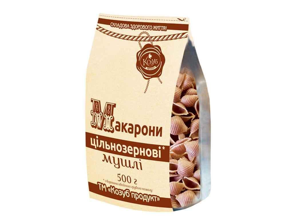 Макароны цельнозерновые Козуб Продукт 500 г ракушки (858600)