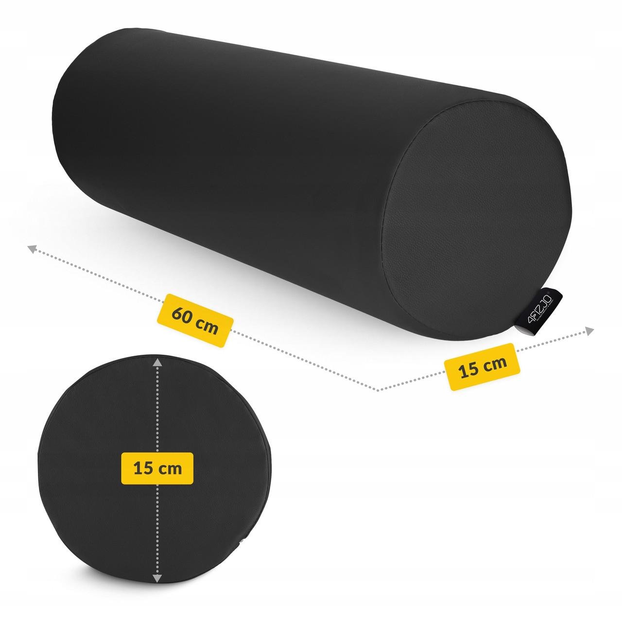 Валик для реабилитации и массажа 4fizjo 60x15 см Black (P-5907739319722) - фото 5 Валик для реабилитации и массажа 4fizjo 60x15 см Black (P-5907739319722) - фото 5