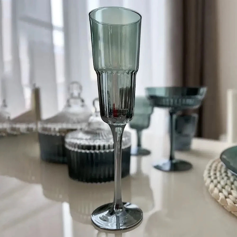 Бокал Гринвиль для шампанского 100 мл Бирюзовый (21-432048-2)