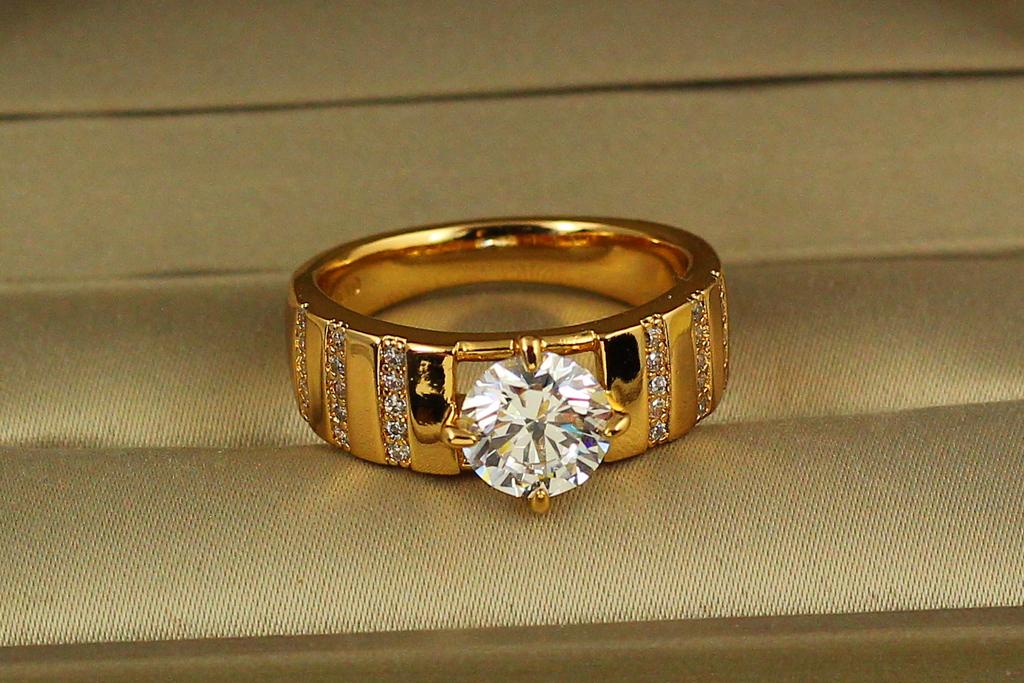 Кольцо Xuping Jewelry примадонна р. 20 Золотистый (27685160) Кольцо Xuping Jewelry примадонна р. 20 Золотистый (27685160)