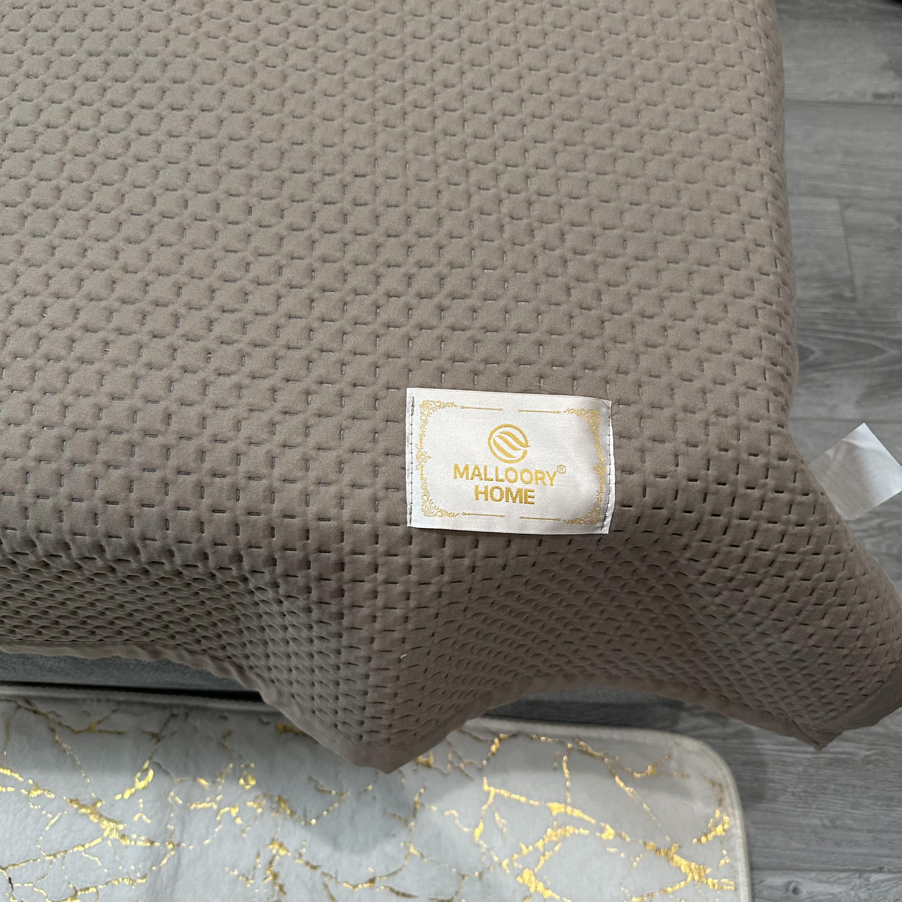 Покрывало на кровать евро 200x230 см Кофейный (Р-HB-1) - фото 5