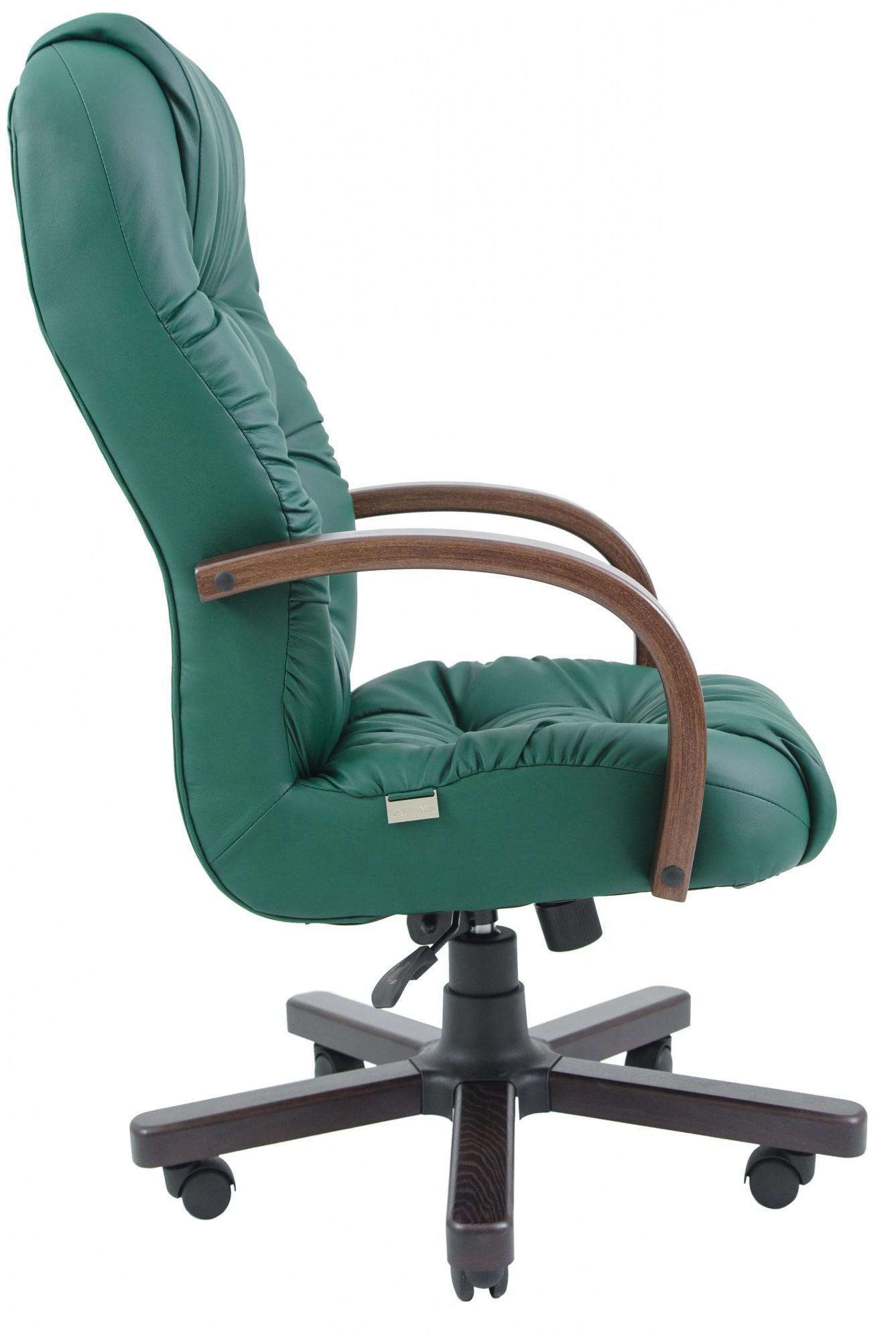 Кресло офисное компьютерное Richard Fly 2226 Wood М2 AnyFix Зеленый - фото 3