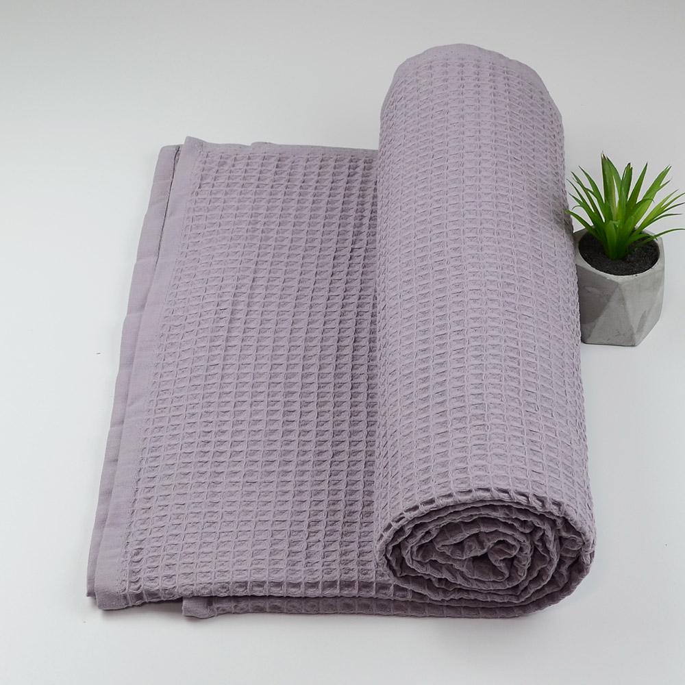 Покрывало вафельная GM Textile 200х220 см Пепельный