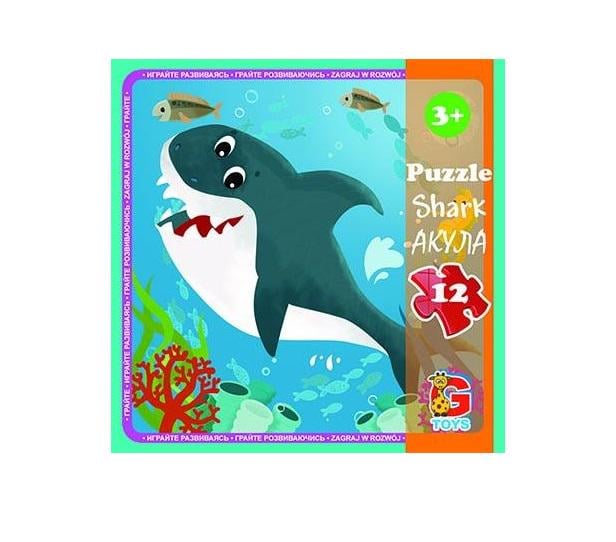 Пазлы в океане G-Toys Акула LO2 12 элементов (4824687638365) Пазлы в океане G-Toys Акула LO2 12 элементов (4824687638365)