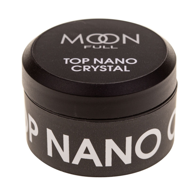 Топ для гель-лаку без липкого шару Moon Full Nano Crystal Top Coat Стійкий до подряпин 15 мл