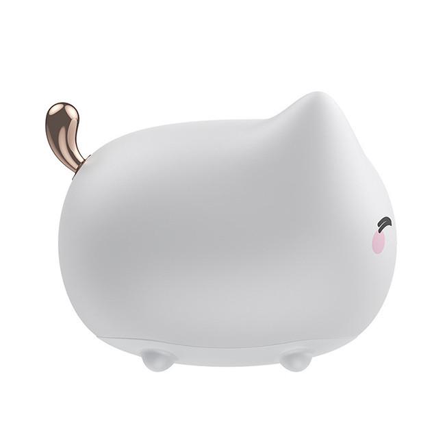 Ночник детский Baseus Cute Series Kitty Silicone DGAM-A02 White (015830) - фото 3