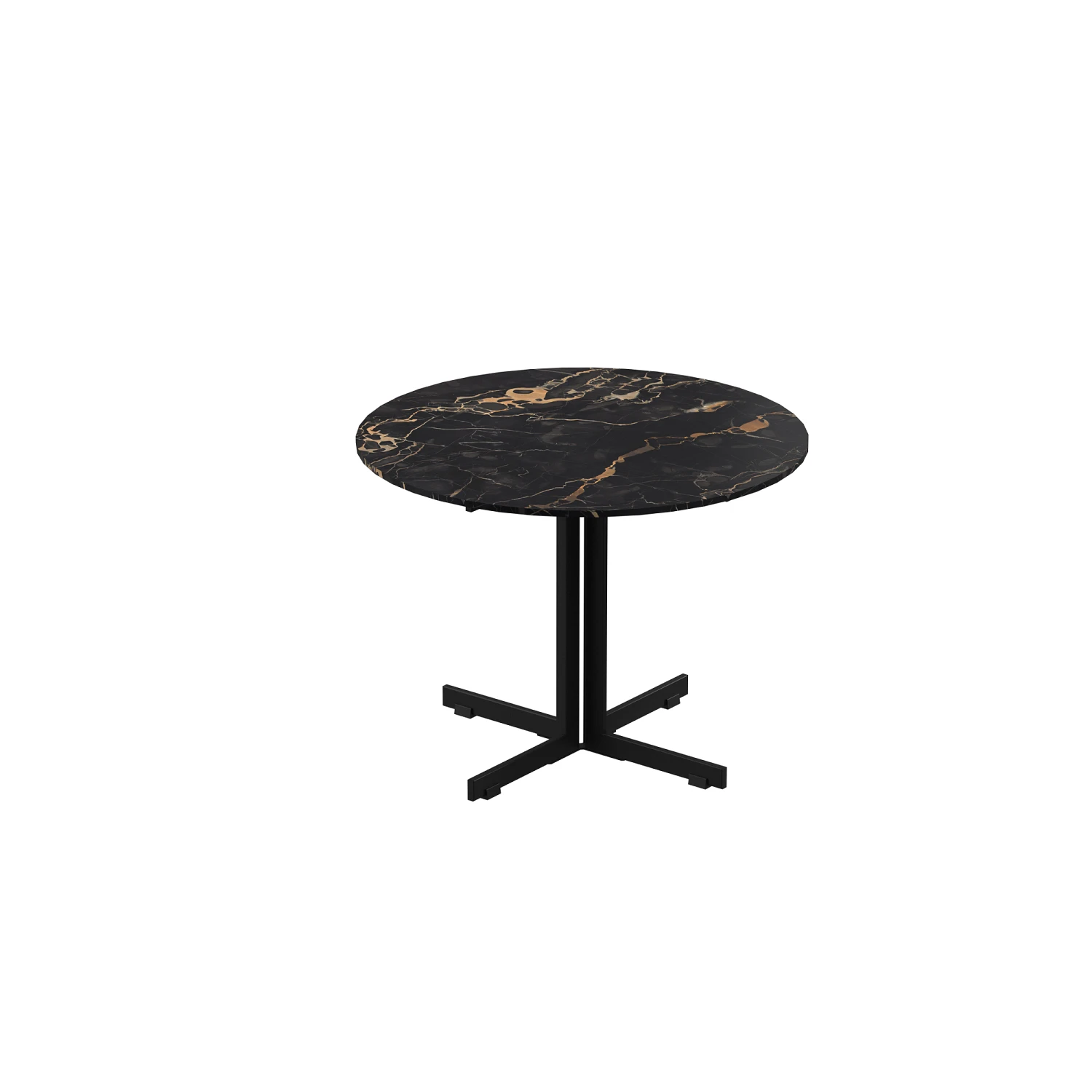 Столик журнальный Aqua Rodos Рио 60х75 керамический 9 мм Richmond Black (AQR-АР000087375)