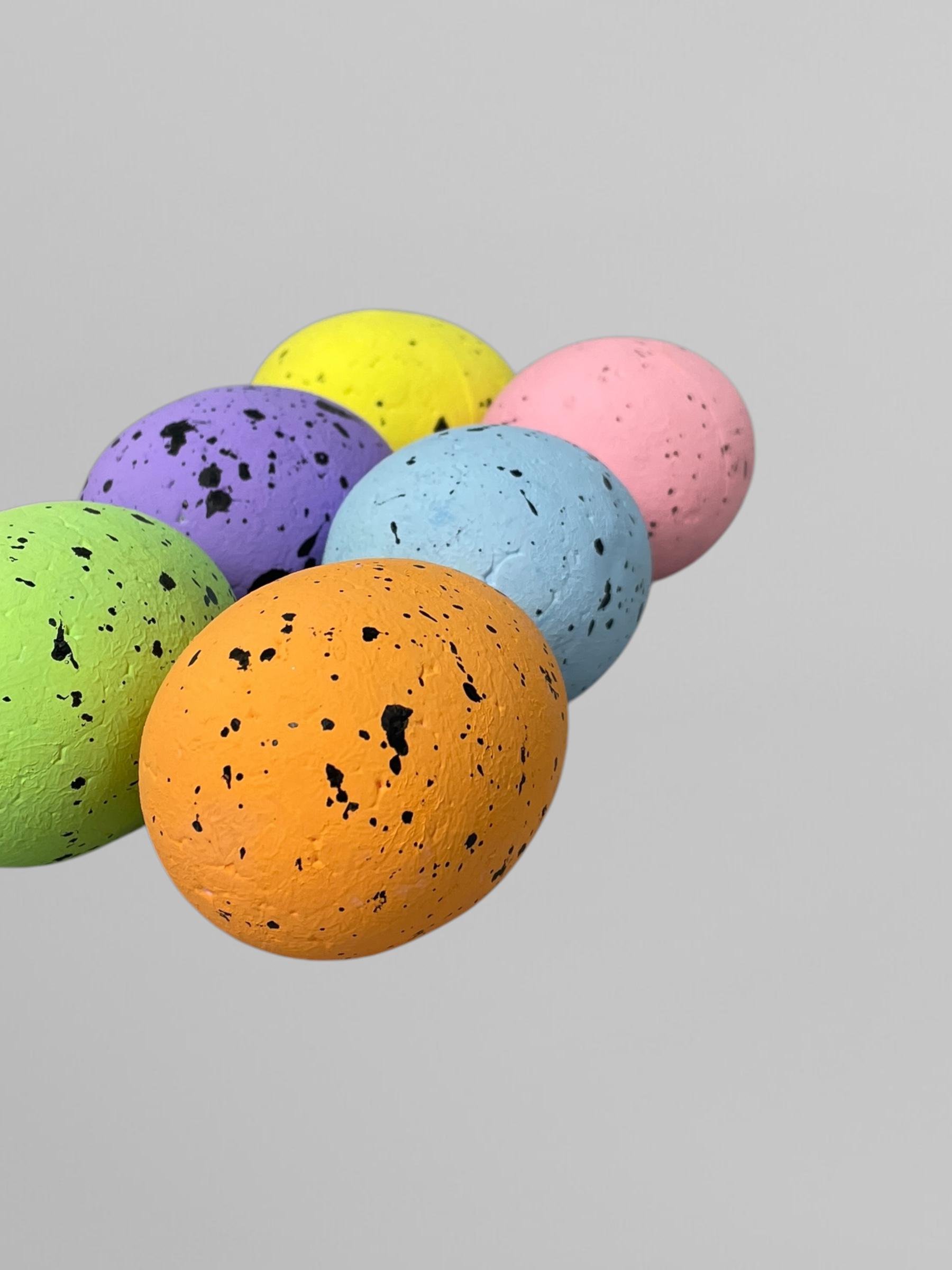 Пасхальные искусственные яйца для декора 5х7 см 6 шт. (С0116) - фото 3 Пасхальные искусственные яйца для декора 5х7 см 6 шт. (С0116) - фото 3