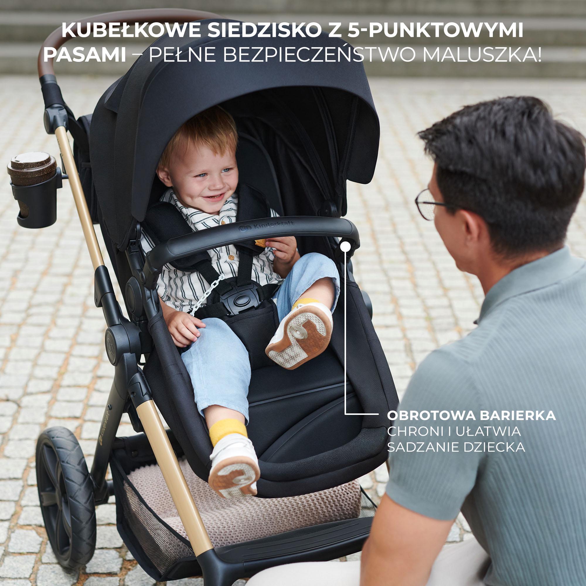 Коляска универсальная Kinderkraft Moov 2 Pure Black (KSMOOV02BLKEV00) - фото 23