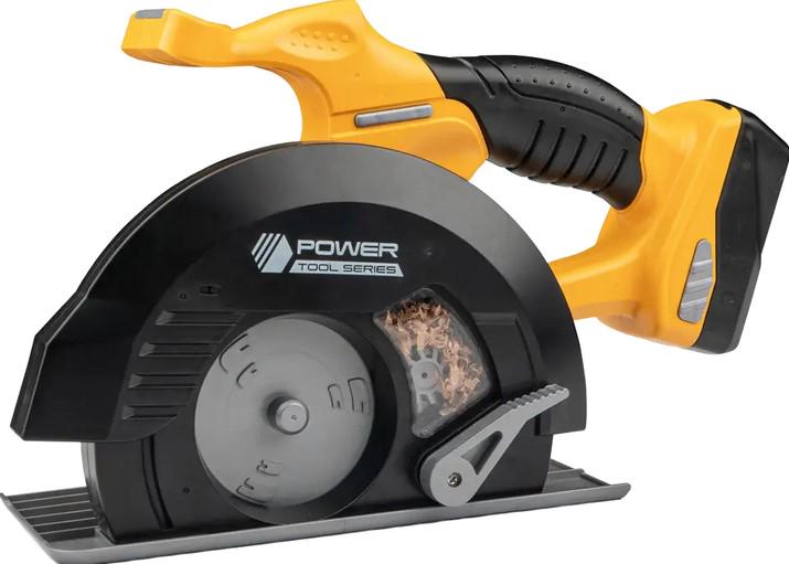 Набор игровой Power Tools Пила циркулярная подсветка/на батарейках Yellow/Black (150885)
