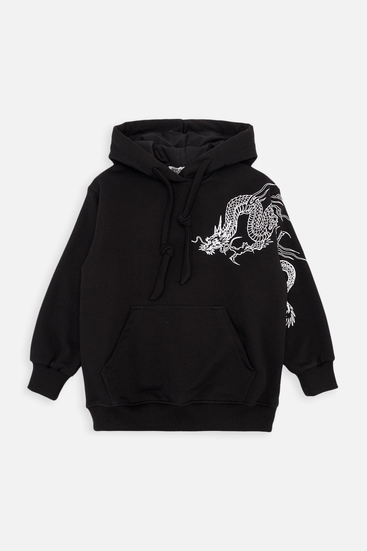 Худи для мальчика 152 см Черный (SKT001044118)