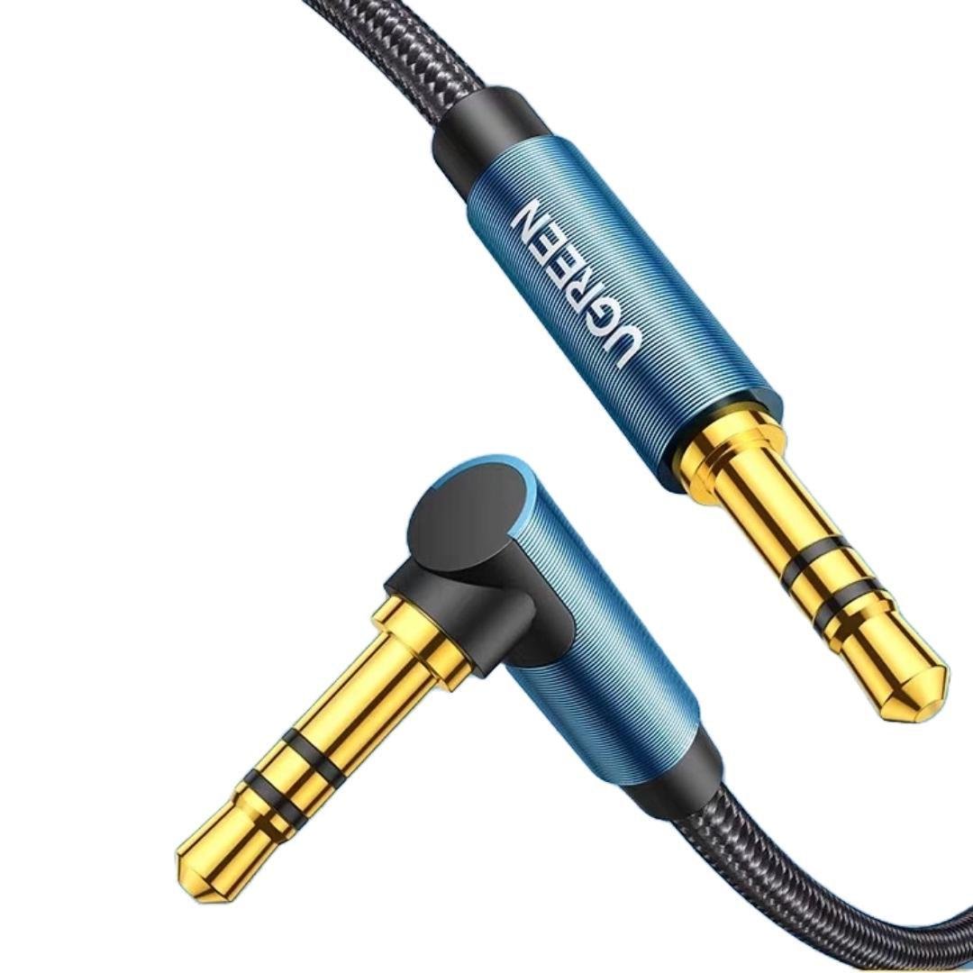 Аудиокабель AUX UGREEN AV112 3,5 мм 1,5 м Черный (60180)