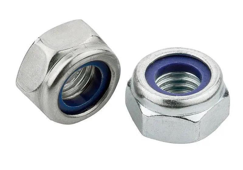 Гайка самоконтролирующая DIN 985 М20 1000plus м. 8 оцинкованная 20 шт. (6P9852020-20P) - фото 5