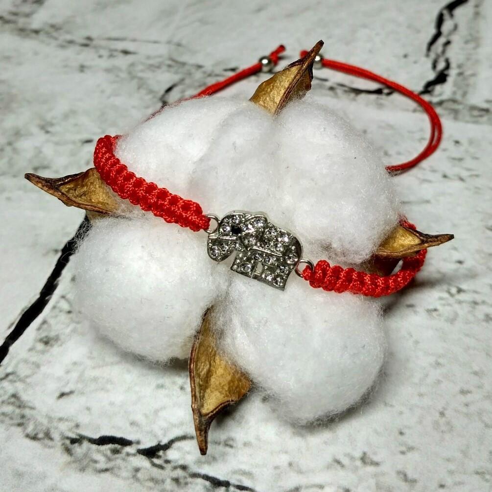 Браслет с красной нитью Слоник (2-4-5-18-9) Браслет с красной нитью Слоник (2-4-5-18-9)