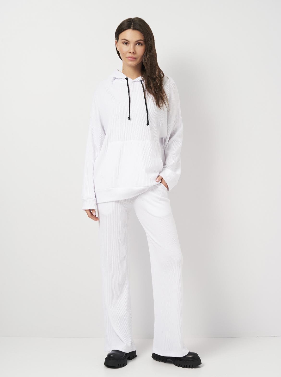 Костюм женский Лали в рубчик р. 50 Белый