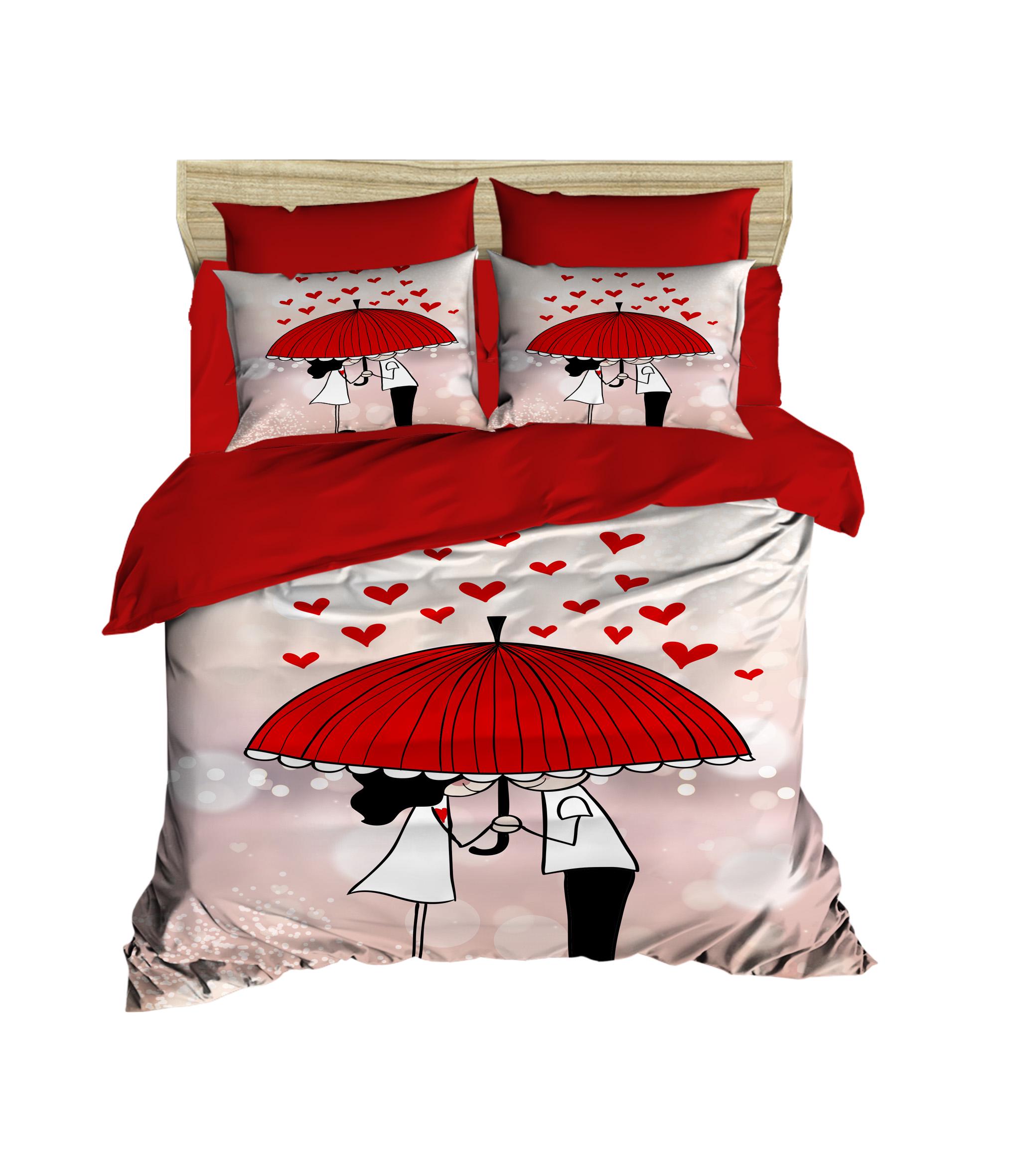 Комплект постельного белья LIGHTHOUSE ranforce+3D Happy Rain 200х220 см (2200000600905)