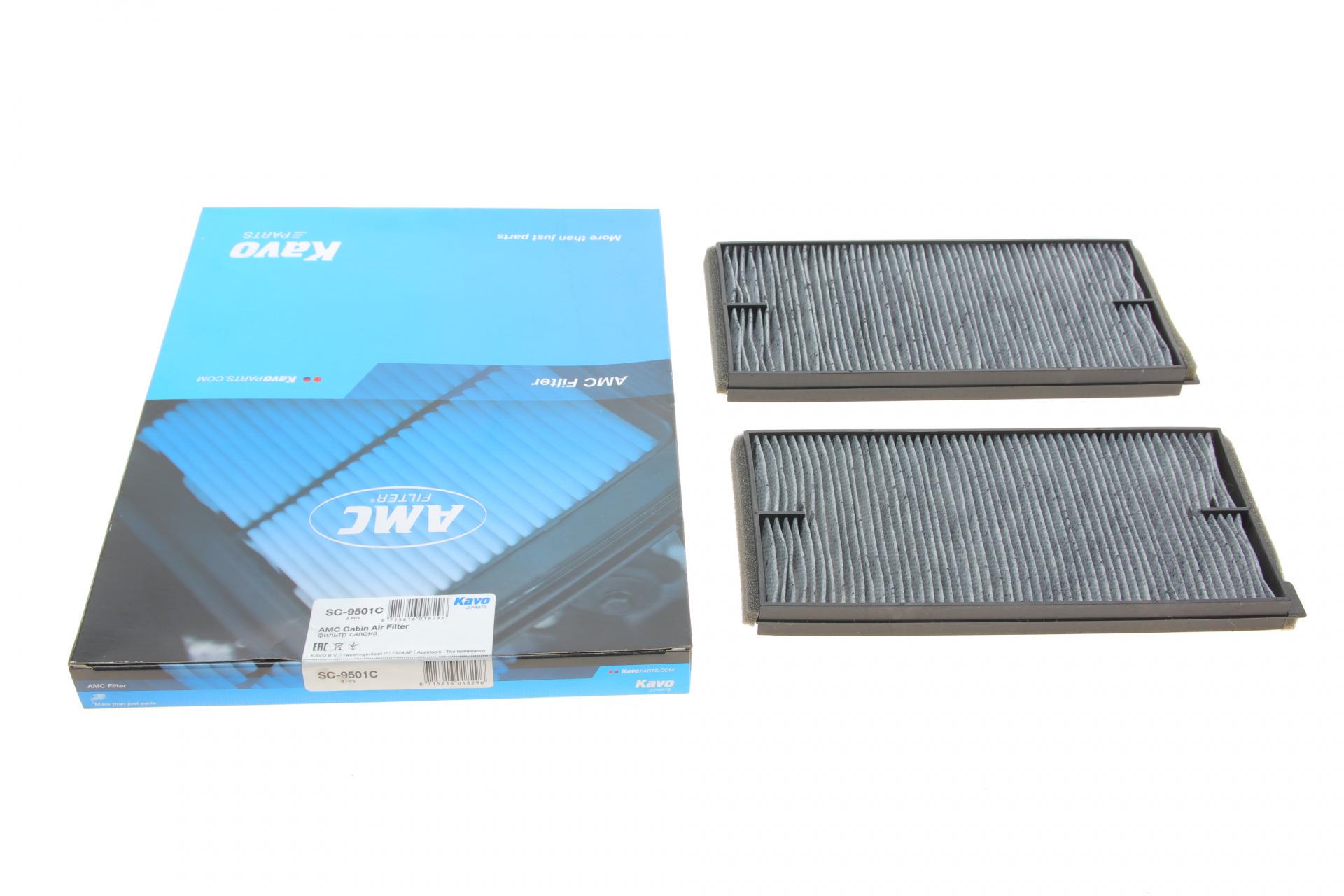 Фильтр салона KAVO PARTS для Suzuki Vitara/Grand Vitara I 94-03 угольный 2 шт. (SC-9501C)