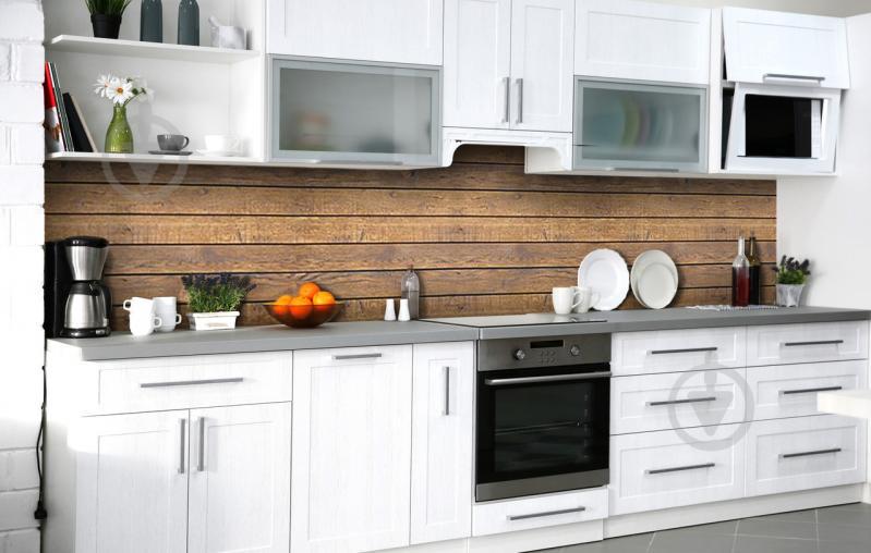 Скинали на кухню Zatarga «Лесной сруб» 600х2500 мм виниловая 3Д наклейка кухонный фартук самоклеящаяся Скинали на кухню Zatarga «Лесной сруб» 600х2500 мм виниловая 3Д наклейка кухонный фартук самоклеящаяся