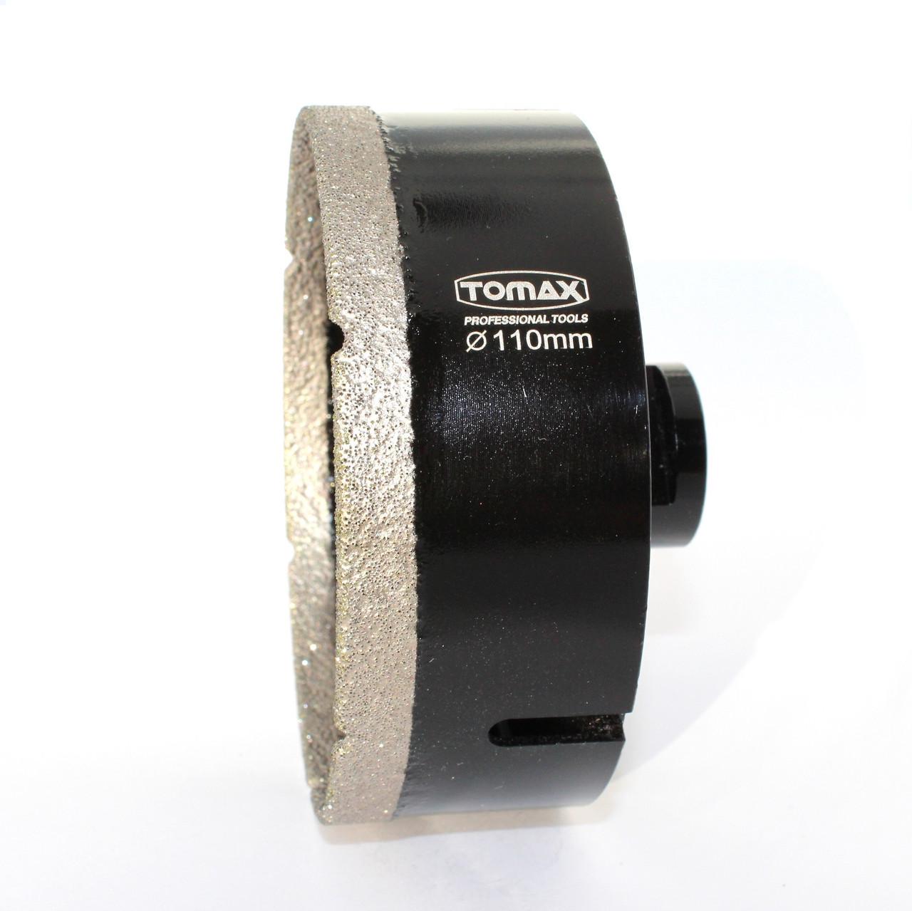 Коронка для плитки/керамогранита TOMAX 110 мм на УШМ/болгарку алмазная (1465081137) - фото 3