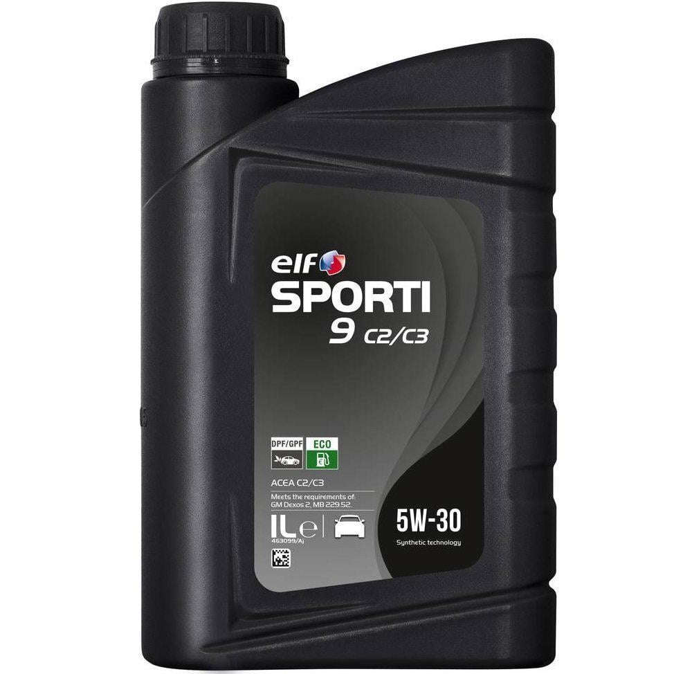 Моторна олива Elf Sporti 9 C2/C3 5W-30 1 л (208447) - фото 1 Моторна олива Elf Sporti 9 C2/C3 5W-30 1 л (208447) - фото 1
