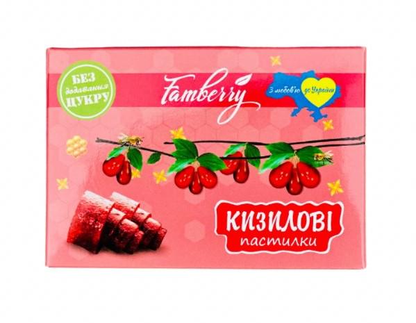 Кизиловые пастилки 40 г (0336)