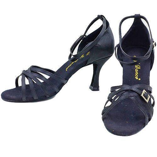 Туфли для латины OB-2006 р. 39 Черный (06363019)