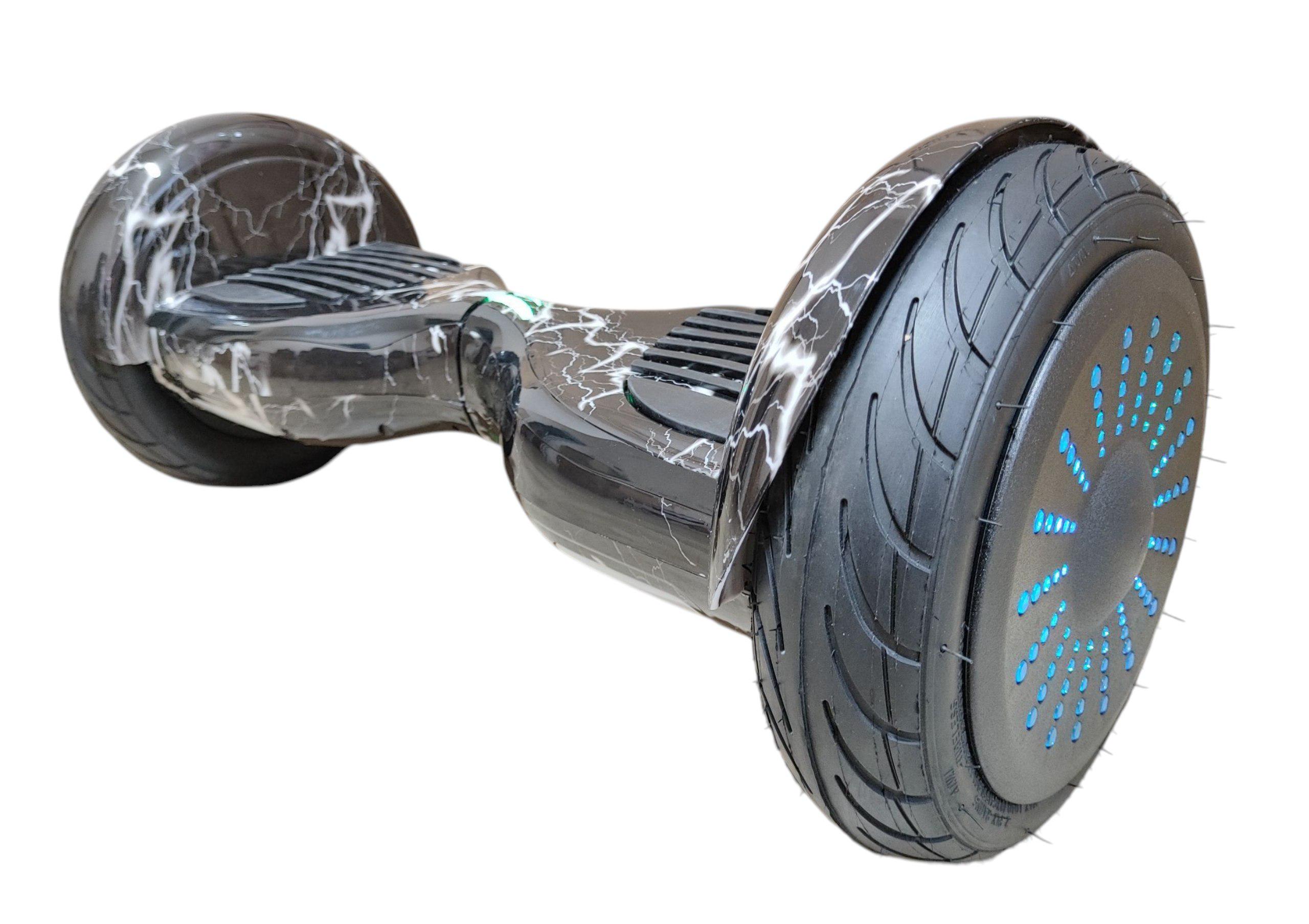 Гіроборд Smart Balance Turbo 10.5 Блискавка Чорний (29665982)