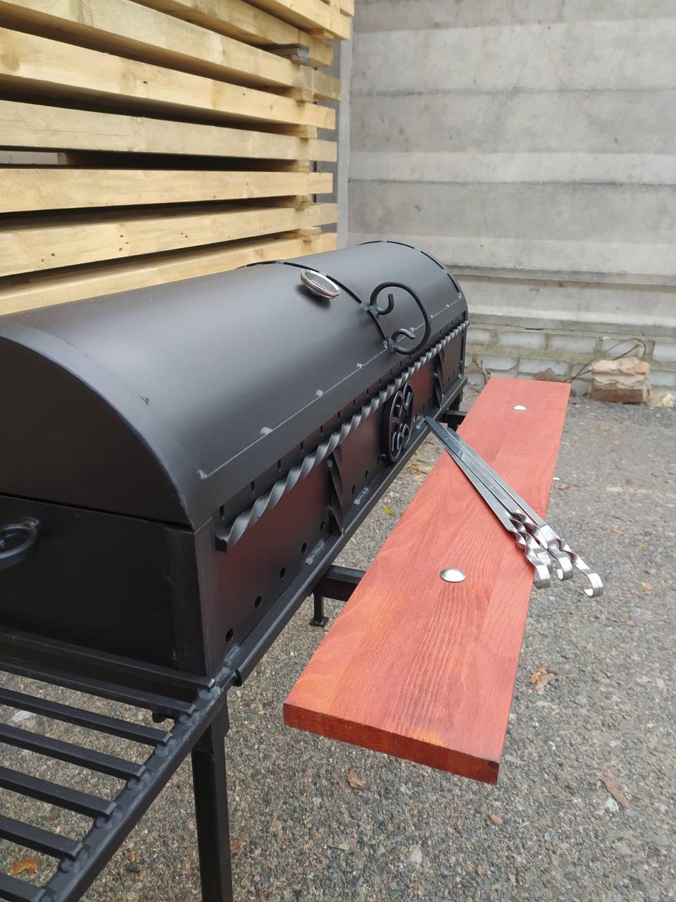 Гриль-мангал на 20 шампурів сталь 4 мм 100 см (1785702653) - фото 8 Гриль-мангал на 20 шампурів сталь 4 мм 100 см (1785702653) - фото 8