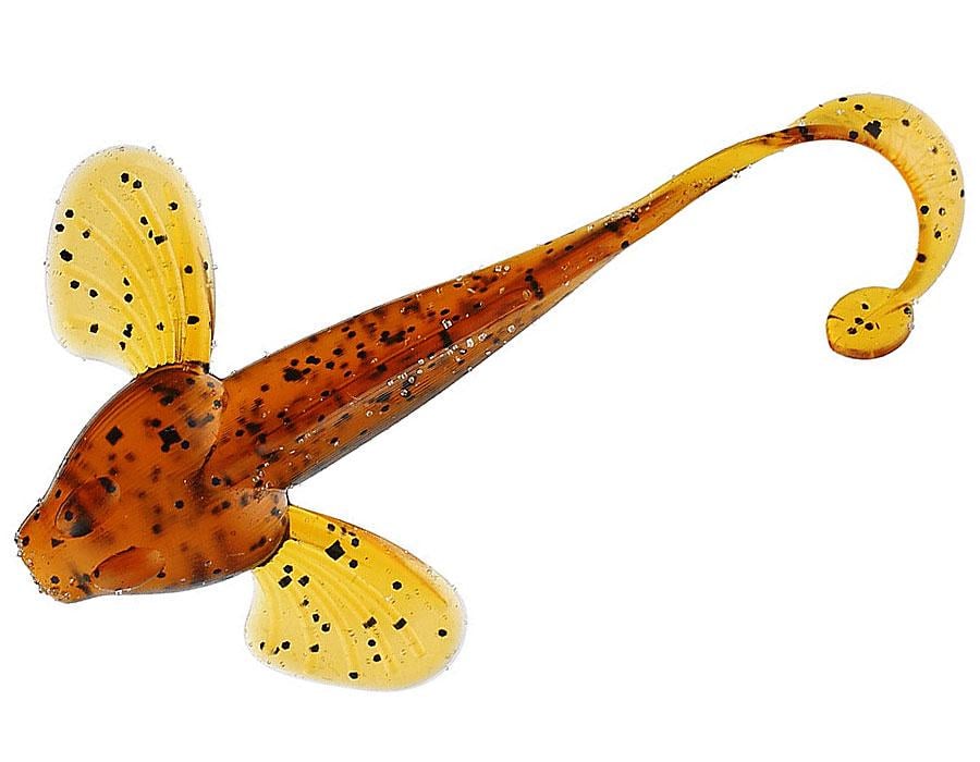 Силиконовый твистер JEWEL BAIT Sculpin Hypertail 10 см 4 шт. Red Melon (10590)