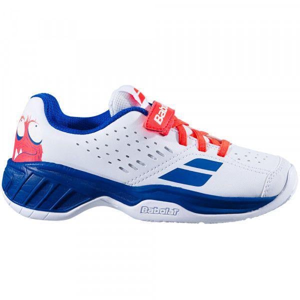 Кроссовки Babolat Pulsion all court kid р. 32 White/Dazzling Blue (32S20518/1044)