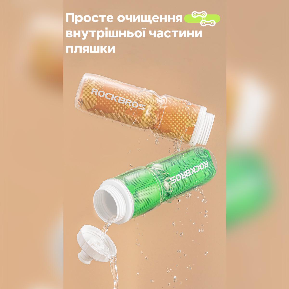 Велофляга термо ROCKBROS CIWB70 з пилозахисним ковпачком Фіолетовий (RB-CIWB70-4768) - фото 6 Велофляга термо ROCKBROS CIWB70 з пилозахисним ковпачком Фіолетовий (RB-CIWB70-4768) - фото 6