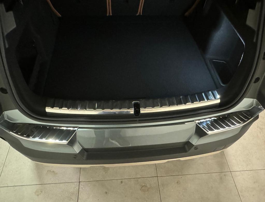 Накладка на задний бампер Carmos для Mini Countryman U25 2023г. нержавеющая сталь Хром (127648)