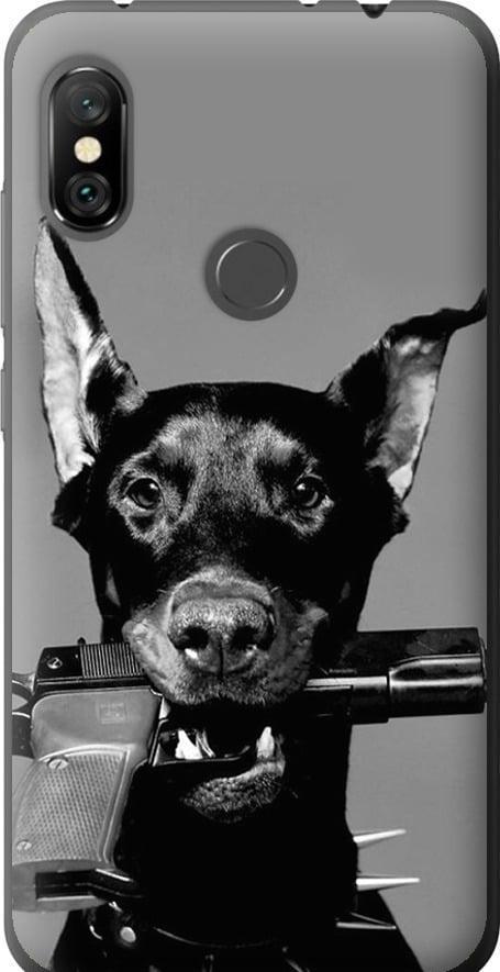 Чехол на Xiaomi Redmi Note 6 Pro Доберман (2745t-1551-42517)