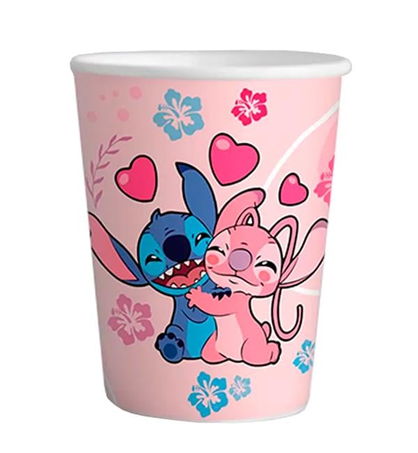 Стаканы бумажные Стич и Энджел 10 шт. 250 мл (10717)