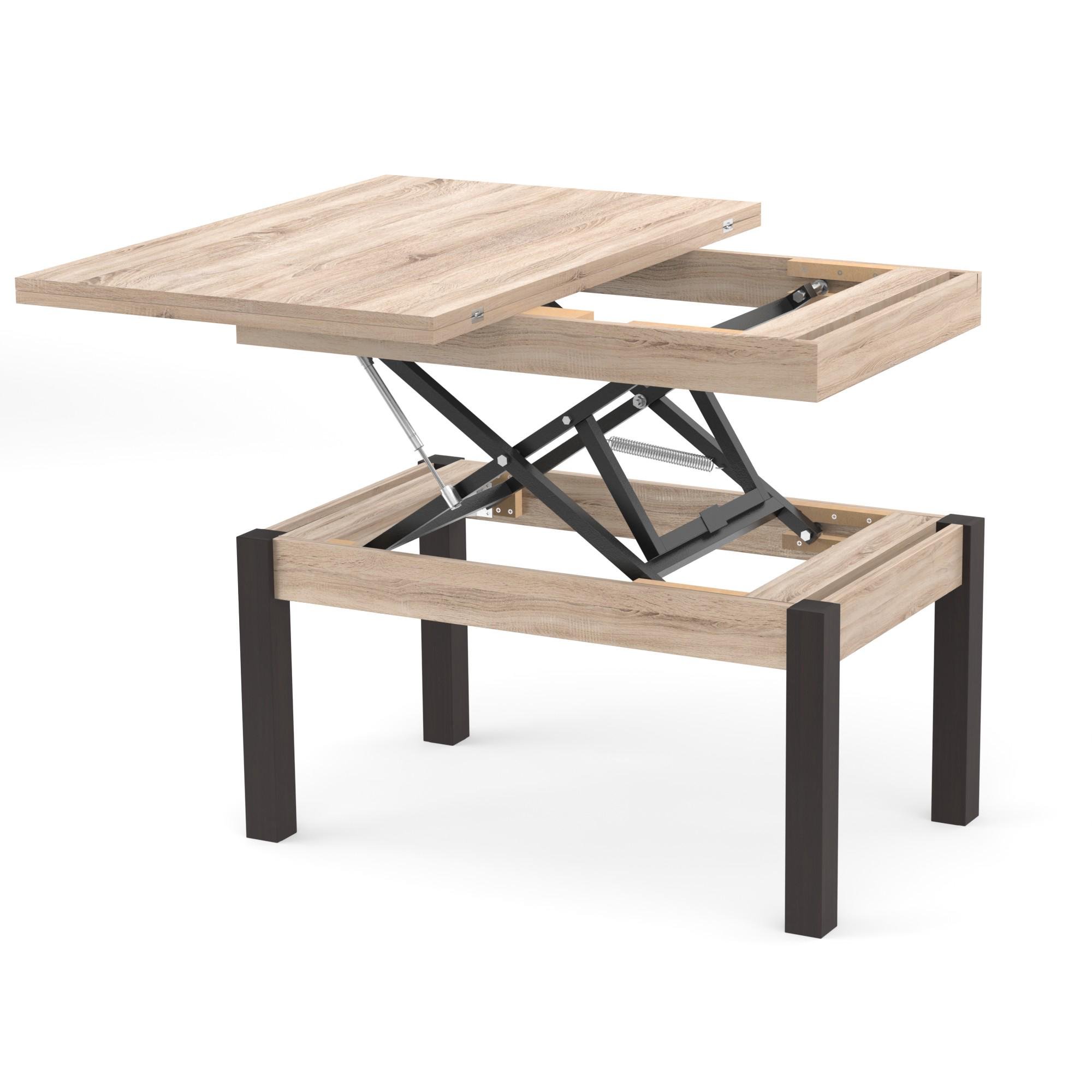 Стол-трансформер Баттер Дуб сонома/Венге (MBC001202) - фото 4