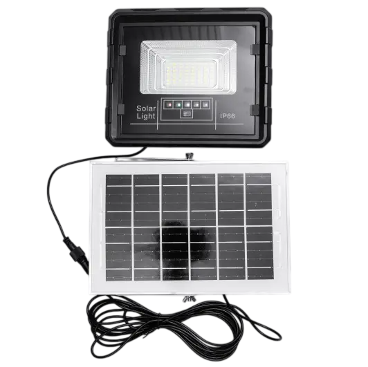 Прожектор светодиодный уличный 60 LED 100 Вт с солнечной панелью (HP-5-73)