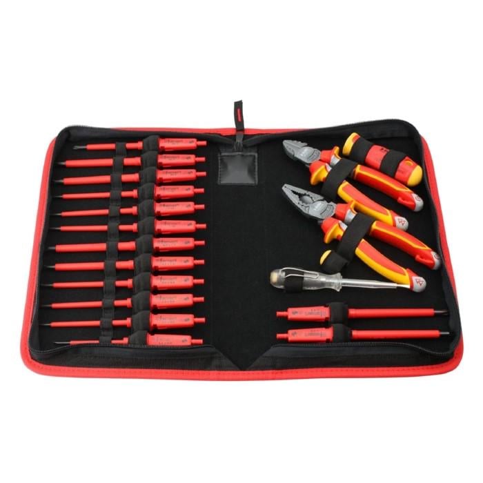 Набор высоковольтного инструмента Felo Zip-Bag 1000 В 19 шт. 06391904 (14580)