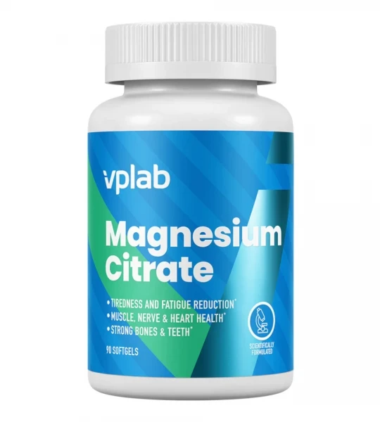 Магний цитрат VPLab Magnesium Citrate для сердца нервов и костей 90 капс.