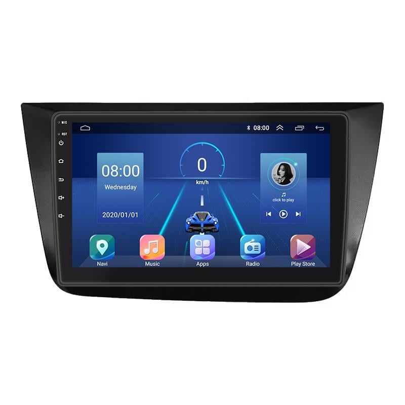 Автомагнитола штатная Lesko Top для SEAT Altea I 2004-2009 г. 4G/Wi-Fi/GPS 6/128 GB 9" (9580-44584)