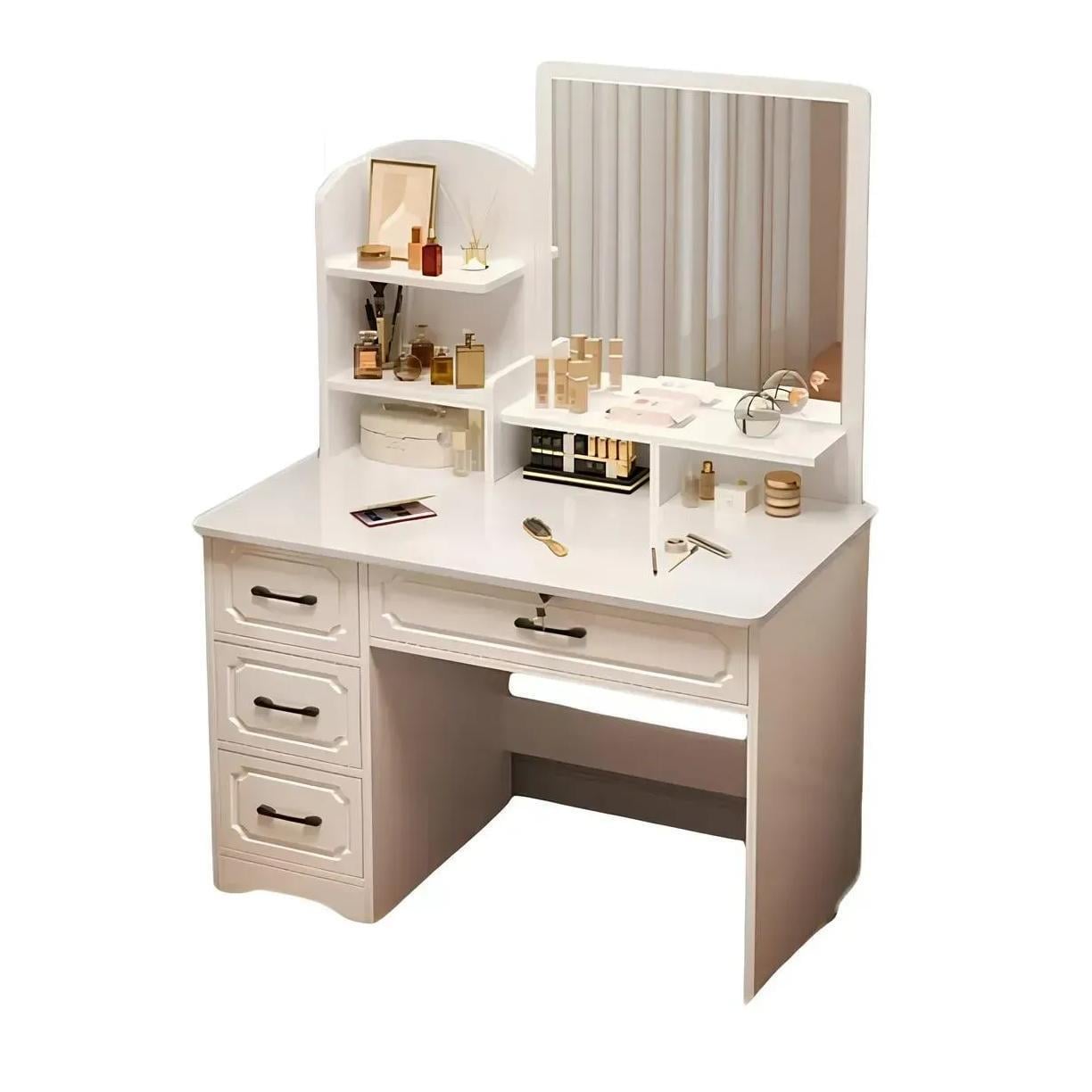 Столик туалетний STL-MD 83 з LED-дзеркалом 137х80х40 см (2847394691)