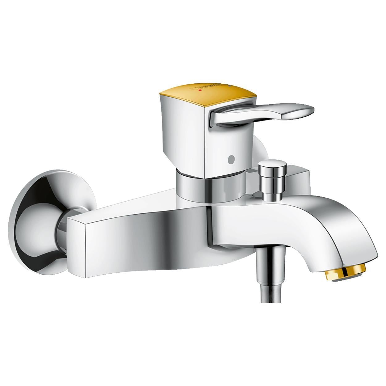 Смеситель для ванны Hansgrohe Metropol Classic однорычажный Хром/Золотой (31340090)