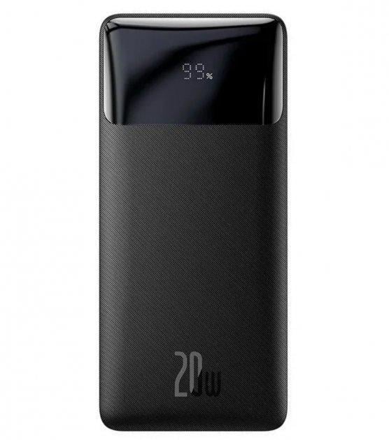 Портативний акумулятор BASEUS Bipow Digital Display 10000 mAh 20 W QC3.0 PD Black (PPDML-L01)