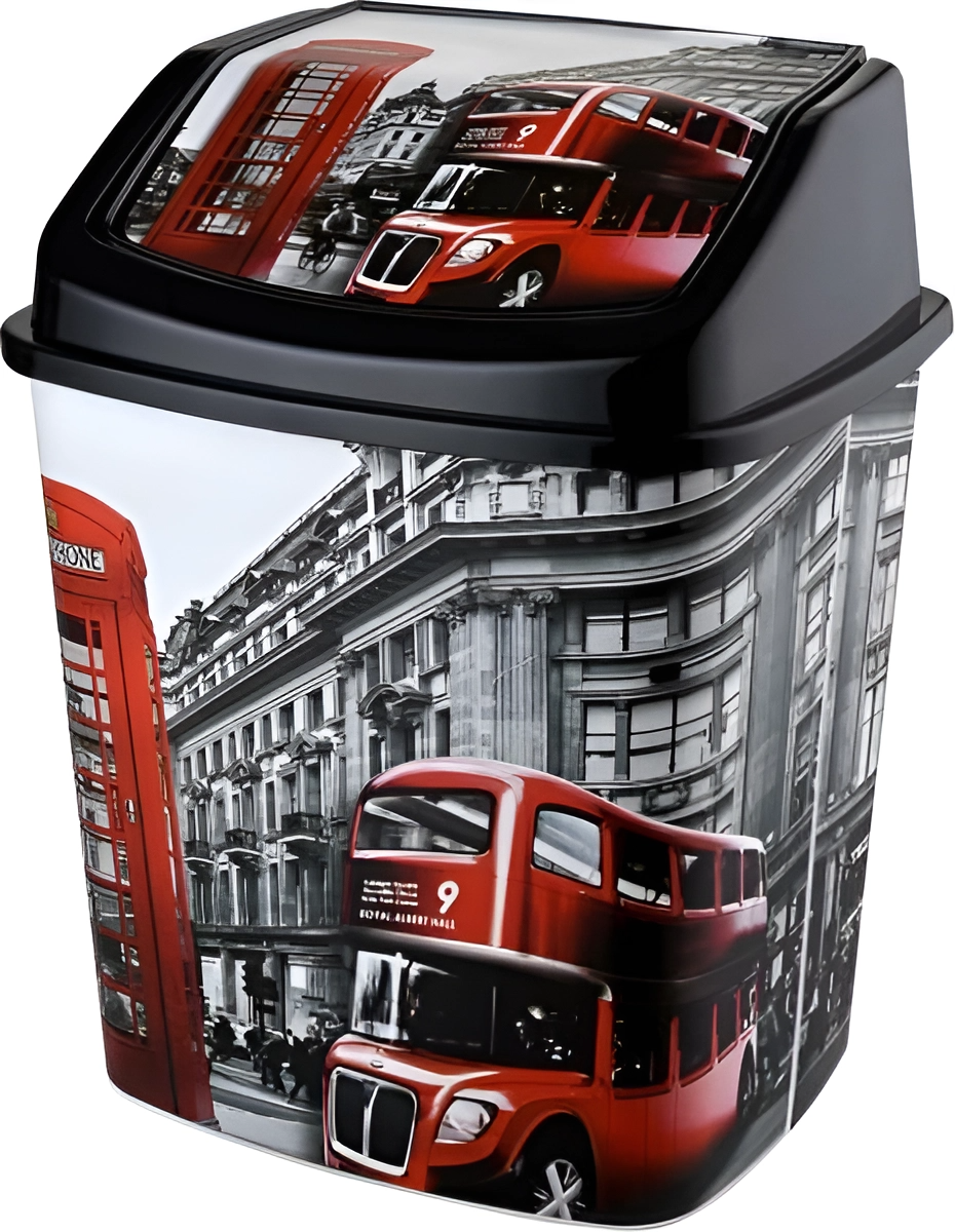 Мусорное ведро педальные Elif Лондон 7 л (14562858)