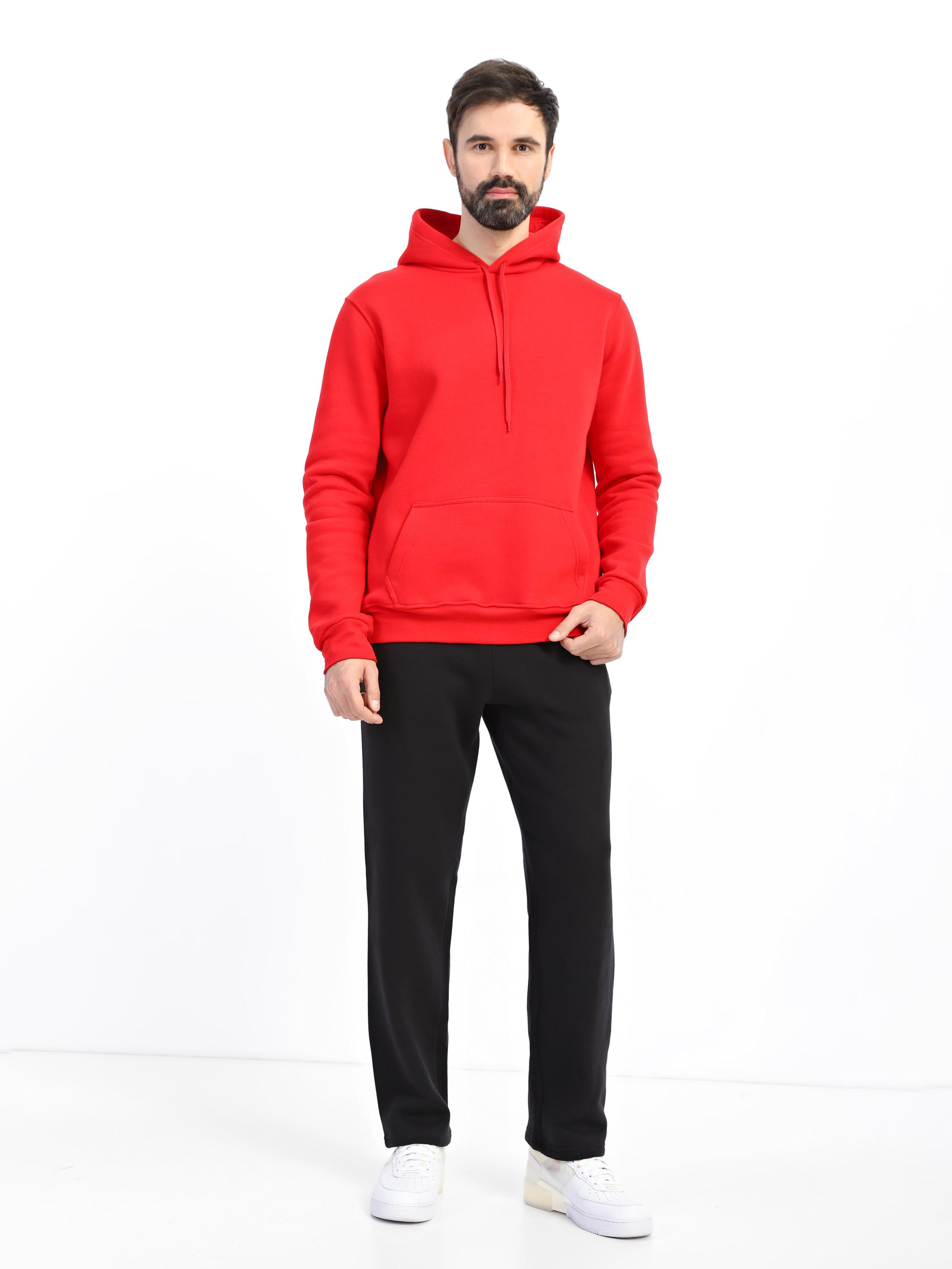 Худи мужской утепленный ROZA 1707061 2XL Темно-красный (4824005591860) - фото 2 Худи мужской утепленный ROZA 1707061 2XL Темно-красный (4824005591860) - фото 2