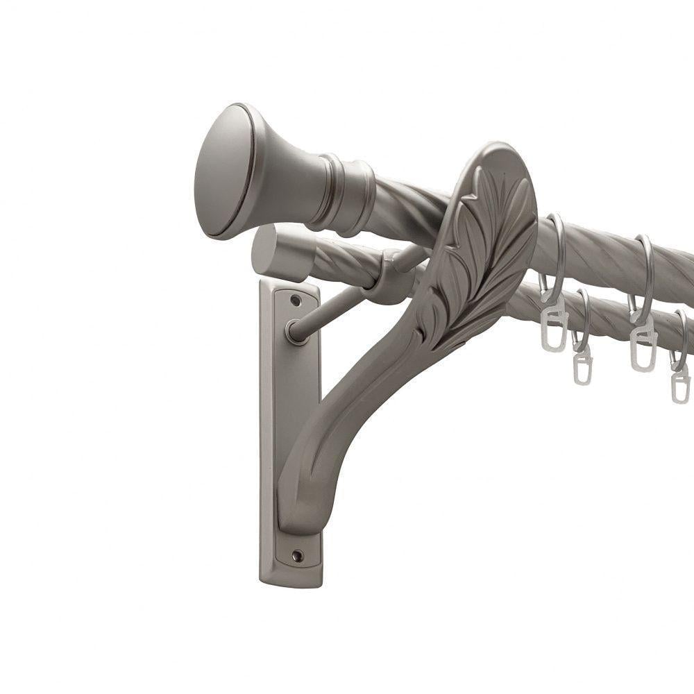 Карниз металевий Orvit Люксор двохрядний 25/19 мм ретро 160 см Сатин (000-7684)