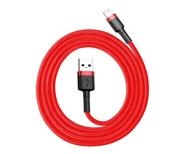 Кабель Data Baseus Cafule CALKLF-B09 Lightning 2,4A 1 м Red