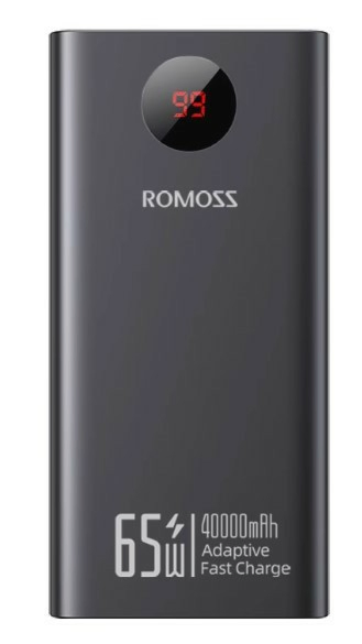 Повербанк Romoss PEA40S Pro 40000 mAh 65W Чорний (2368636534)