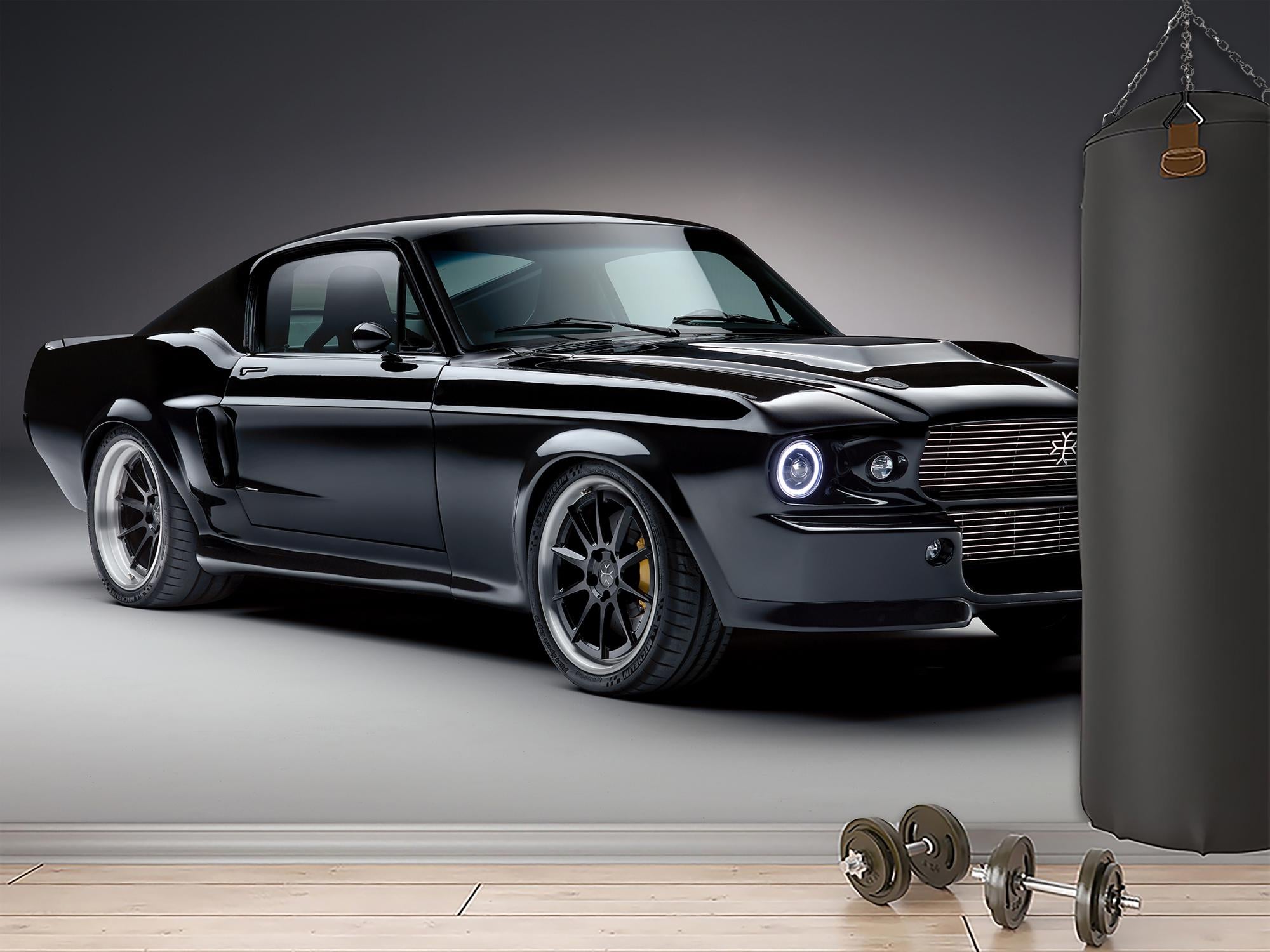 Фотообои флизелиновые 3д Upstream Ford Mustang 210х315 см (S5CAR-008/5)