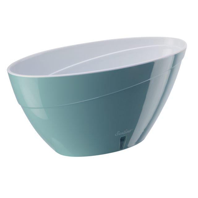 Горщик для квітів CALIPSO 3,3 л Нефрит/Білий